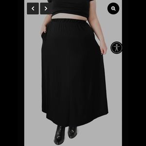 Foxblood basic witch maxi skirt 2x